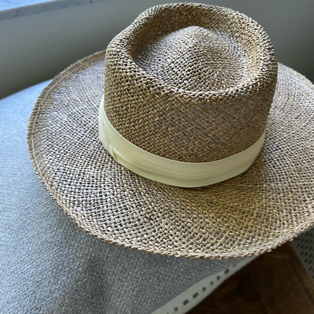 New Stylish Straw Hat with Cream Band